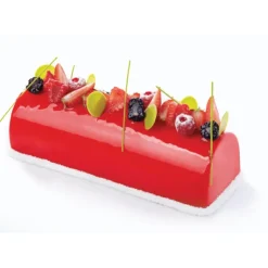 PAVONI Moule Silicone Bûche 25 x 8,5 cm x H 7 cm Outlet