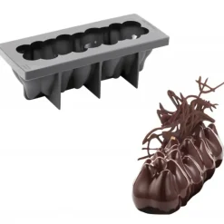 PAVONI Moule Silicone Bûche Anémone 25 x 9 cm x H 8,5 cm Clearance