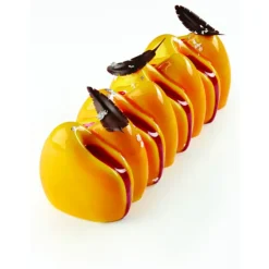 PAVONI Moule Silicone Bûche Canyon 25 x 8,5 cm x H 8 cm New