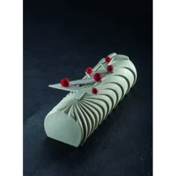 PAVONI Moule Silicone Bûche Comète 25 x 8,8 cm x H 7,3 cm New