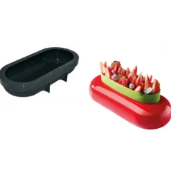 PAVONI Moule Silicone Bûche Futura 23 x 10 cm x H 4,5 cm Best