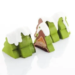 PAVONI Moule Silicone Bûche Sapin 25 x 9,7 cm x H 9,5 cm Clearance
