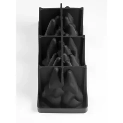 PAVONI Moule Silicone Bûche Sapin Enneigé 25 x 9 cm x H 9,5 cm