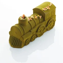 PAVONI Moule Silicone Bûche Train 25 x 8,5 cm x H 10,6 cm New