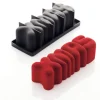 PAVONI Moule Silicone Bûche Xmas 25 x 8 cm x H 7,5 cm Best