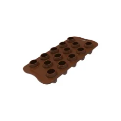 SILIKOMART Moule Silicone Bonhomme de Neige Chocolat Ø 2,6 x H 3,5 cm Easy Choc (x14) Outlet