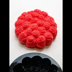 PAVONI Moule Silicone Bouquet de Roses 18,5 x H 4,5 cm Cédric Grolet Clearance
