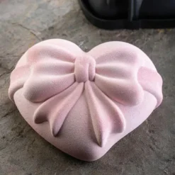 PAVONI Moule Silicone Cadeau Coeur 18 x 16,2 cm x H 6,7 cm Hot