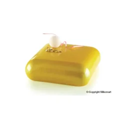 SILIKOMART Moule Silicone Carré Bombé 1000ml Professional Outlet