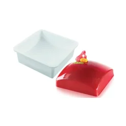 SILIKOMART Moule Silicone Carré Sphère 16x16 cm Grand Modèle Professional Sale