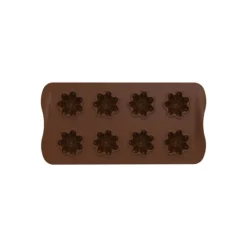 SILIKOMART Moule Silicone Chocolat Fleurs (x8) Easy Choc Online