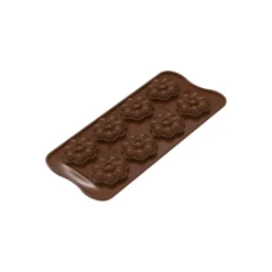 SILIKOMART Moule Silicone Chocolat Fleurs (x8) Easy Choc Online