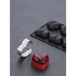 PAVOFLEX Moule Silicone Coeur 6,5 x 6 cm x H 2,1 cm (x8) Best