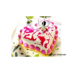 SILIKOMART Moule Silicone Coeur bombé professionnel 205 x 186 mm Sale