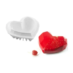 SILIKOMART Moule Silicone Coeur Origami 15x13,5 cm Professional Sale