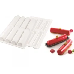 SILIKOMART Moule Silicone Cylindre (x8) Professional New
