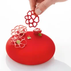 PAVONI Moule Silicone Décor Cœur Ø 5 x H 0,2 cm (x15) Discount