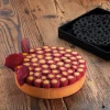 PAVONI Moule Silicone Décor Framboises Ø 18 cm x H 2,6 cm Outlet