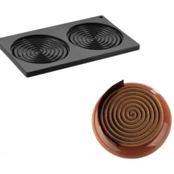 PAVONI Moule Silicone Décor Hypnose Ø 14 cm x H 1 cm (x2) Online