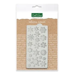 KATY SUE Moule Silicone Décors Flocons de Neige (x20) New