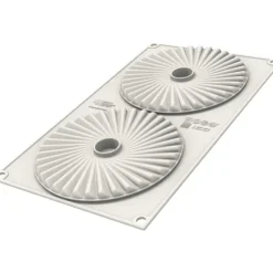 SILIKOMART Moule Silicone Décors Skirt Ø 14 x H 1 cm (x2) Outlet