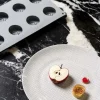 PAVONI Moule Silicone Demi-Pomme 30 x 17.5 cm (x8) Best