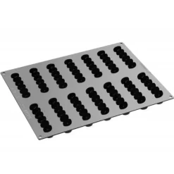 PAVOFLEX Moule Silicone Domino 12,6 x 3,3 cm x H 3,2 cm (x14)