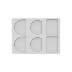 SILIKOMART Moule Silicone Embout Bûche 3 Formats (x2) Outlet