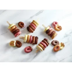 PAVONI Moule Silicone Glace Mini Donuts 4,6 x 3,5 cm x H 1,2 cm (x20)