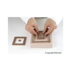SILIKOMART Moule Silicone Insert 12 Carrés 26 cm Professional Clearance