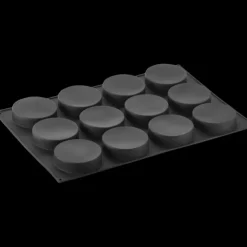 PAVOFLEX Moule Silicone Insert Rond Disco Ø 12 cm x H 3 cm (x12) Clearance