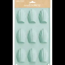 SCRAPCOOKING Moule Silicone Madeleines 30,1 x 17,5 cm (x9) Discount