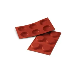 SILIKOMART Moule Silicone Millassons 7 cm x H 1,7 cm (x6) Hot