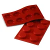 SILIKOMART Moule Silicone Millassons 6 cm x H 1,7 cm (x8) New