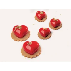 PAVOFLEX Moule Silicone Mini Coeur Passion 4 x 3 cm x H 2 cm (x30) Sale
