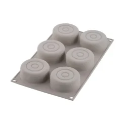 SILIKOMART Moule Silicone Mini Color Ø 7,3 x H 3 cm (x6) Best