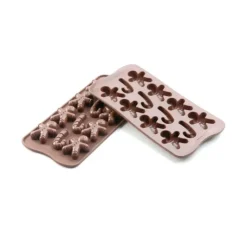 SILIKOMART Moule Silicone Mr Ginger 2,8 x H 3 cm Easy Choc (x15) Hot