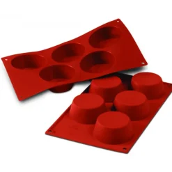 SILIKOMART Moule Silicone Muffins 8,1 cm x H 3,2 cm (x5) New