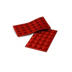 SILIKOMART Moule Silicone Pomponnette 3,4 cm x H 1,6 cm (x24) Hot