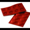 SILIKOMART Moule Silicone Pomponnettes 6 cm x H 2 cm (x8) New
