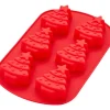 WILTON Moule Silicone Sapin de Noël 6 Empreintes Hot