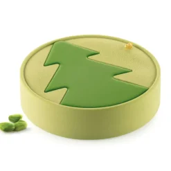 SILIKOMART Moule Silicone Sapin Hiver Ø 20 x H 5 cm New