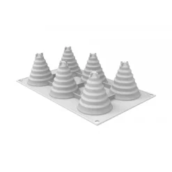 SILIKOMART Moule Silicone Sapin Magique Ø 6,7 x H 7,4 cm (x6)