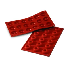 SILIKOMART Moule Silicone Savarins 4,1 cm x H 1,2 cm (x18) Clearance