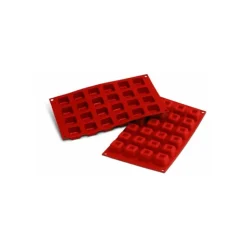 SILIKOMART Moule Silicone Savarins Carrés 3,5 cm x H 2,2 cm (x24) Clearance
