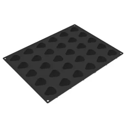 PAVOFLEX Moule Silicone Sfogliatella 4,5 x 4,35 cm x H 2,2 cm (x30) Hot
