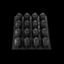 PAVOFLEX Moule Silicone Tête de Mort 5 x 7 cm x H 6 cm (x16) New