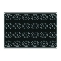 PAVOFLEX Moule Silicone Vague 8,3 x 6,2 cm x H 3,5 cm (x24) New
