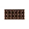 PAVONI Moule Tablette Chocolat Bricks 15,4 x 7,7 cm x H 0,9 cm (x3)