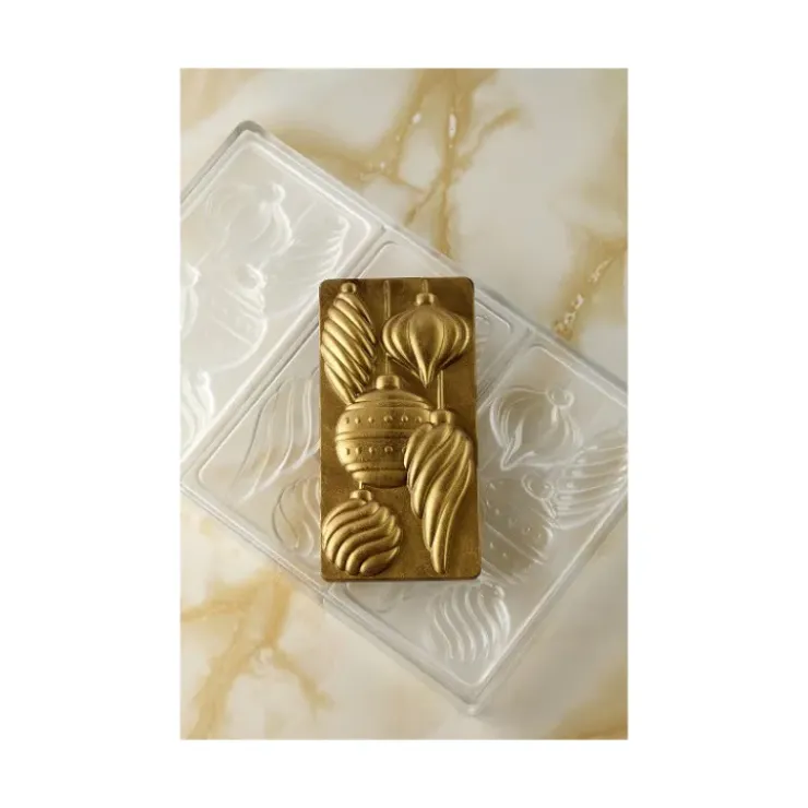 PAVONI Moule Tablette Chocolat Boule Noël 15,4 x 7,7 cm